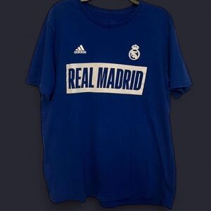 Adidas Real Madrid Blue T-Shirt
